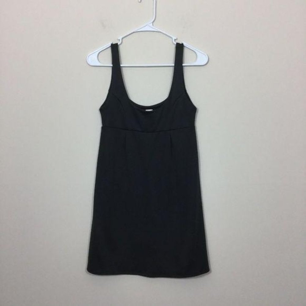 Aqua Size XS Black Empire Waist Shift‎ Sleeveless Dress